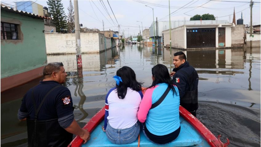 Los afectados por las inundaciones en Chalco pueden aplicar el Seguro de Daños Infonavit