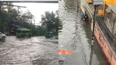 Reportan fuertes inundaciones en calzada de Tlalpan por lluvias este 11 de agosto: vías alternas