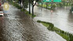 Periférico Sur se inunda por intensas lluvias en CDMX: vías alternas este 11 de agosto