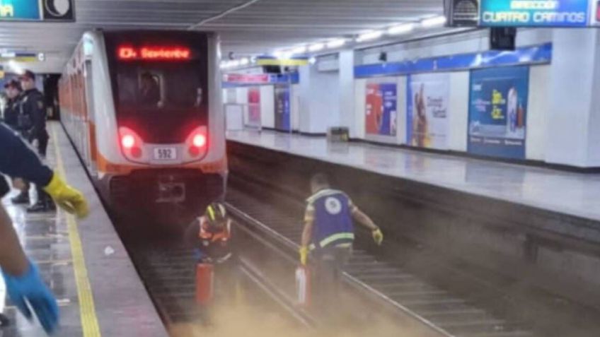 Se arroja persona a las vías de la Línea 2 del Metro hoy, domingo 11 de agosto