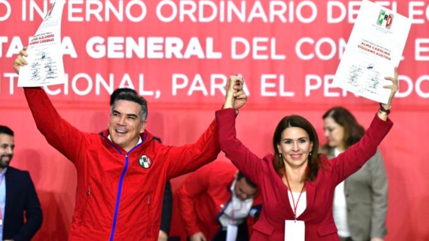 Consuma Alito Moreno su reelección como dirigente nacional del PRI