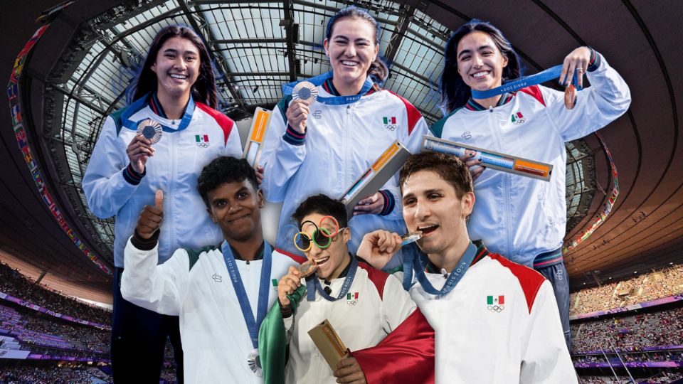 Estos fueron los medallistas mexicanos de las Olimpiadas 2024