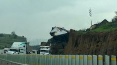 Vuelca tráiler en la Autopista Toluca-Naucalpan y desquicia el tránsito: alternativas viales