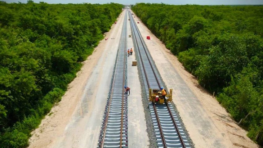 Tramo 5 del Tren Maya, el que más ha costado trabajo por pseudoambientalistas, asegura AMLO