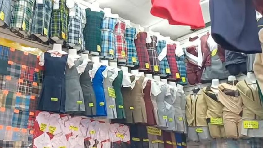 Esta es la bodega del Centro con los uniformes escolares más baratos de toda la CDMX