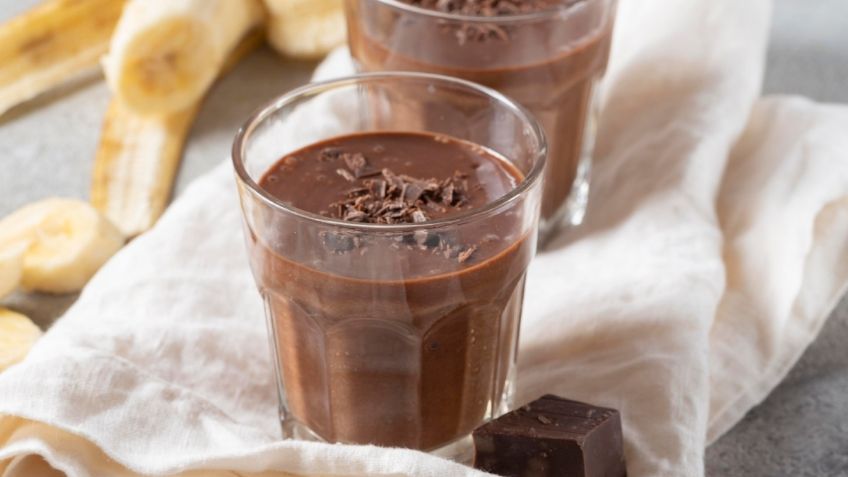 Licuado de chocolate rico en proteína: este delicioso batido natural  te ayudará a ganar masa muscular