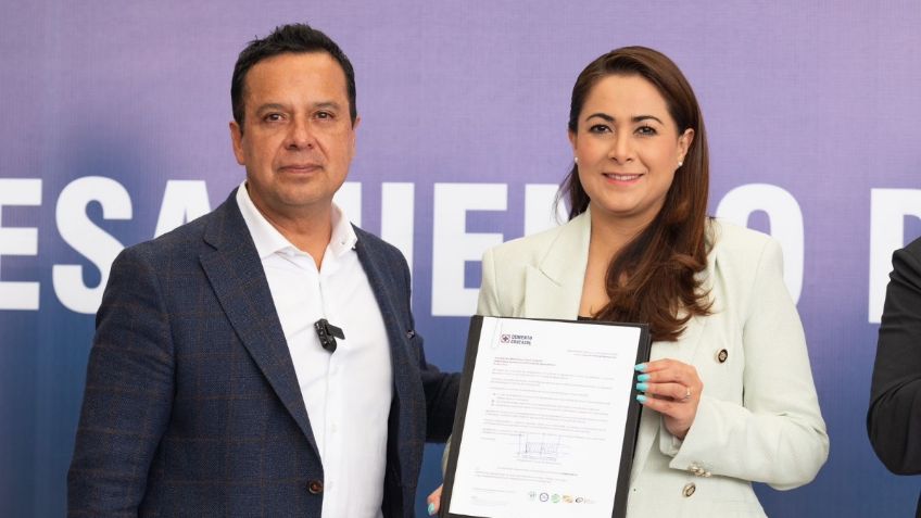 Tere Jiménez se reúne con directivos de Cementos Cruz Azul, anuncian proyecto de inversión en Aguascalientes