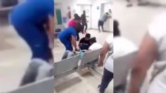 Joven da a luz en sala de espera de hospital