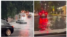 ¡Lomas de Chapultepec bajo el agua! Reportan inundaciones en la Miguel Hidalgo