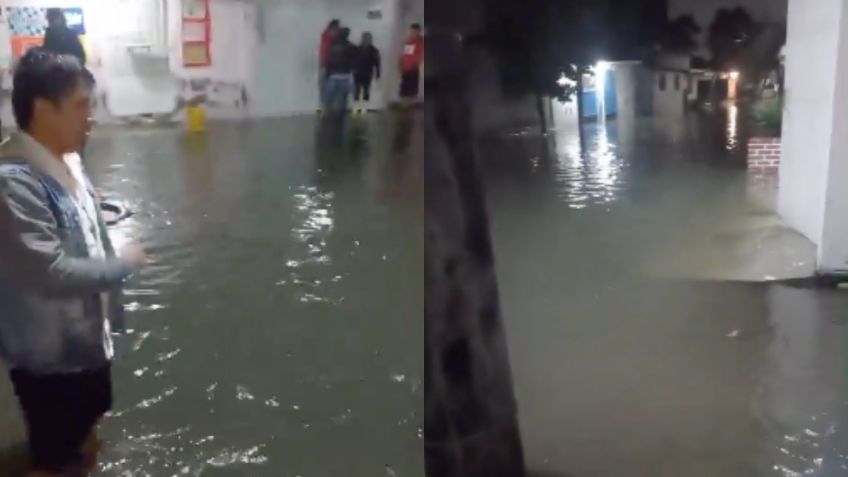 Lluvia deja bajo el agua a Valle de Chalco: VIDEOS