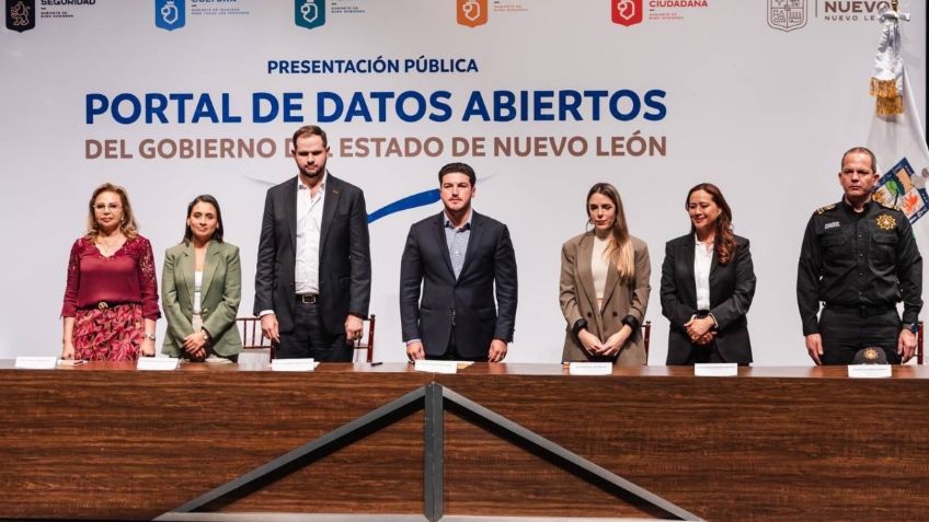 Samuel García presenta portal de datos abiertos del estado de NL