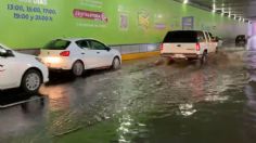 Amanece encharcado Circuito Interior y Eduardo Molina tras fuertes lluvias