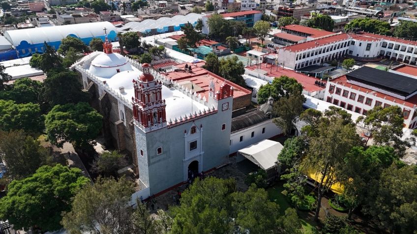 Martí Batres y Alejandra Frausto entregan obras de restauración del Santuario de la Asunción de María en la Alcaldía Milpa Alta