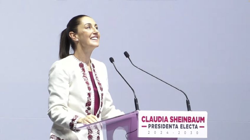 Desde el Teatro Metropólitan: Claudia Sheinbaum convoca a "seguir haciendo historia"