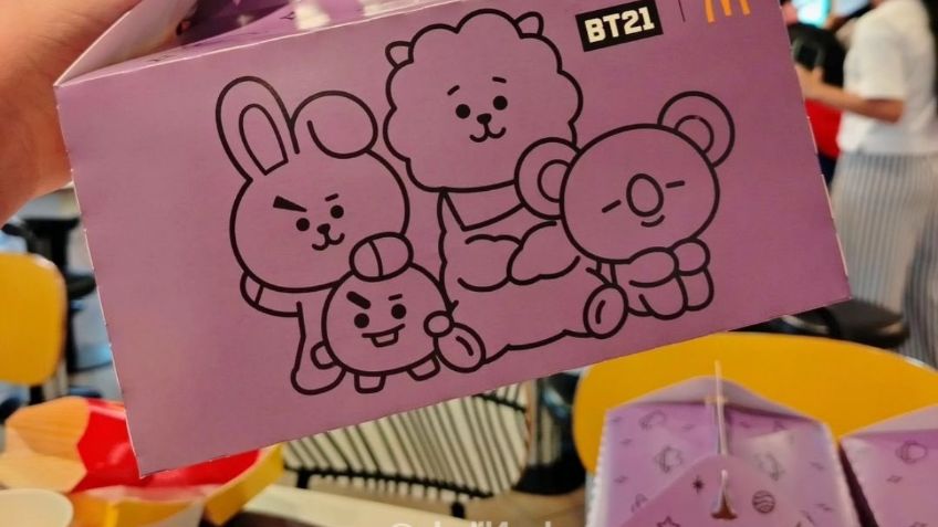 ¡Atención ARMY! Te decimos cómo ordenar el combo de BT21 x McDonald's, sale a la venta el 21 de agosto