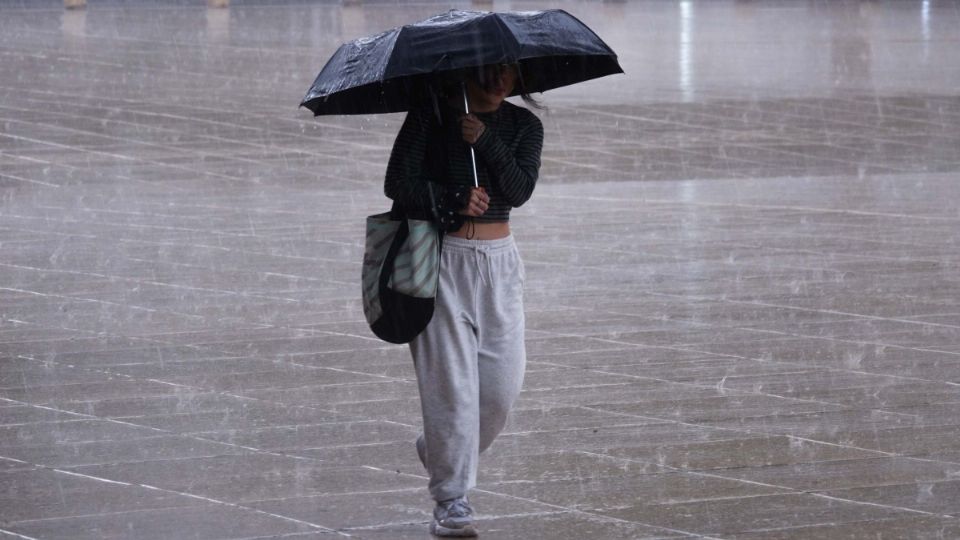 Las lluvias podrían acompañarse de granizo y descargas eléctricas.