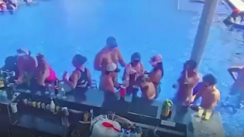 Captan a turistas estadounidenses combinando alcohol con presunto fentanilo en hotel de Cancún