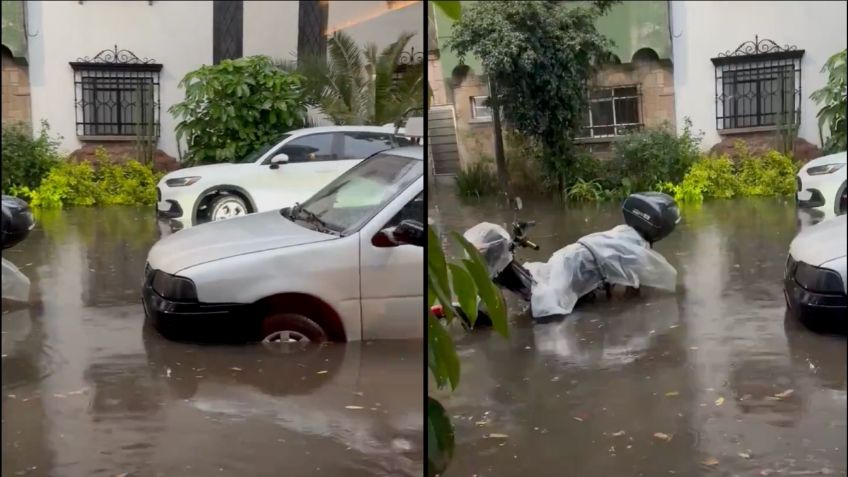 Fuertes lluvias dejan inundación en La Condesa, Polanco y otros puntos de la CDMX