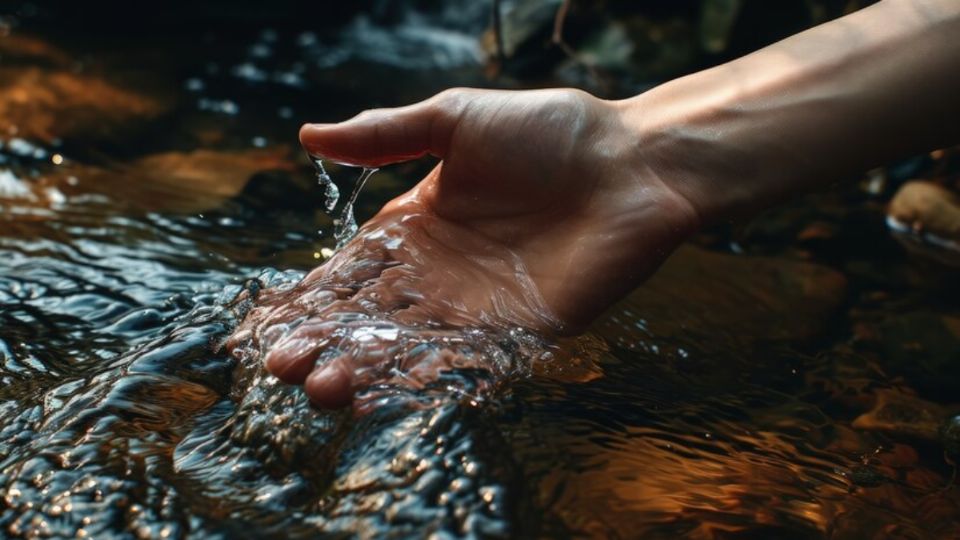 Esta es la forma más sencilla para conferirle una intención al agua corriente.