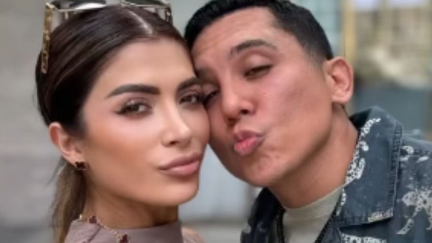 Edwin Luna comparte romántica foto con Kimberly Flores el día de la boda de su expareja Alma Cero