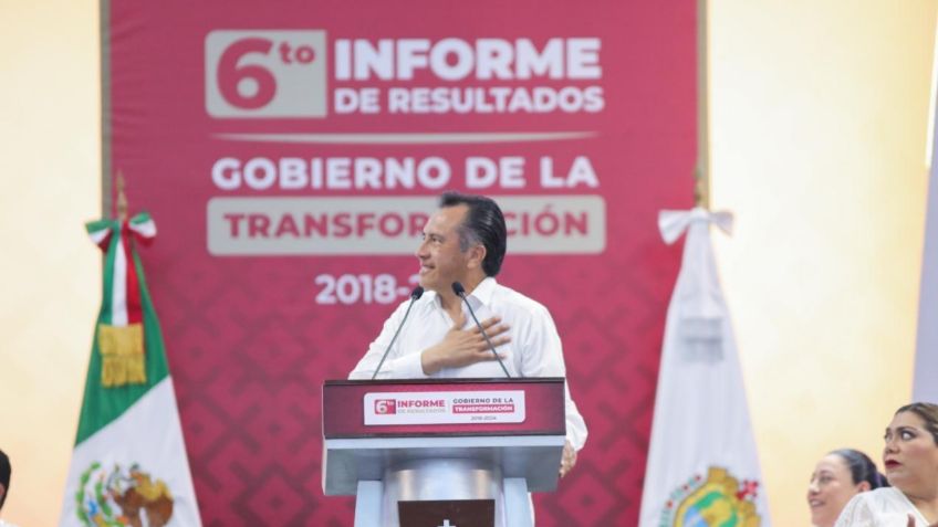 Récord en obras y disminución de la deuda, presume Cuitláhuac García en su último informe