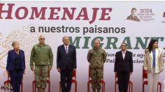 “Son héroes y heroínas”: AMLO rinde homenaje a migrantes mexicanos en Palacio Nacional