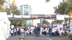 Bloqueo en Marina Nacional causa caos vial por manifestantes