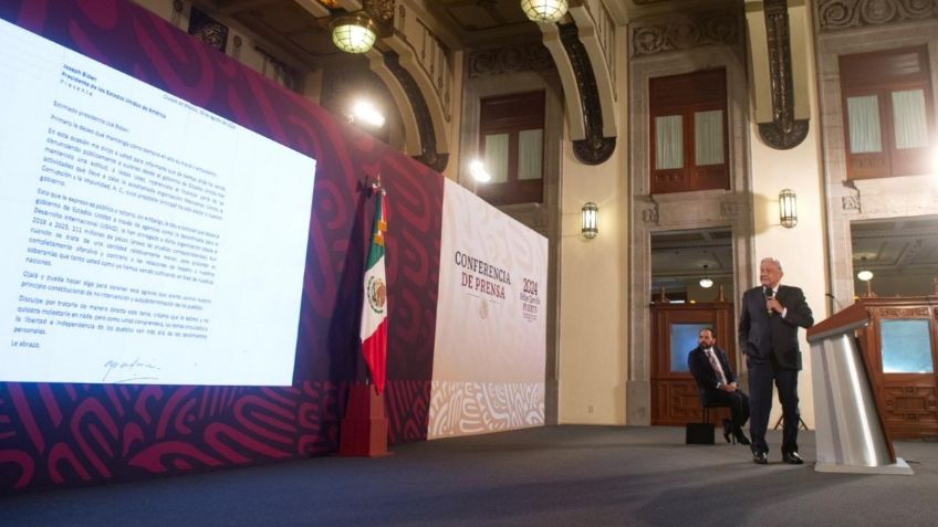 AMLO pide a Biden detener el injerencismo mediante Mexicanos contra la Corrupción y la Impunidad