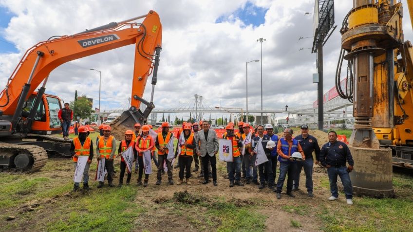 Con inicio de obras en Vía Atlixcáyotl, Sergio Salomón continúa Estrategia de Movilidad Metropolitana