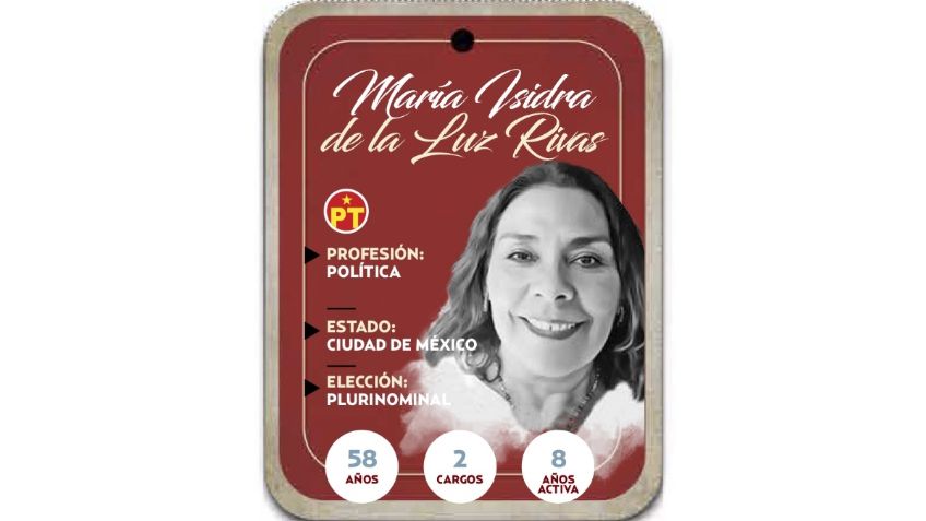 ¿Quién es María Isidra de la Luz Rivas? Diputada por vía plurinominal del PT