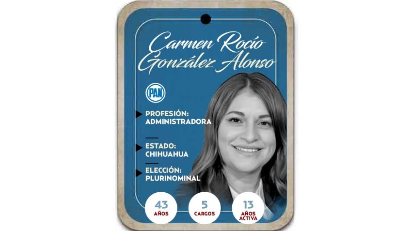 ¿Quién es Carmen Rocío González Alonso? Diputada por vía plurinominal del PAN 