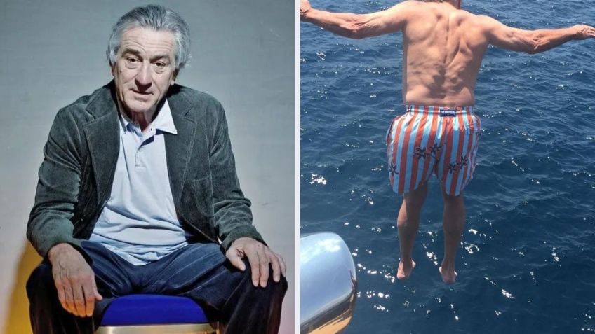 Robert de Niro celebra su cumpleaños 81 saltando de una altura de nueve metros desde un yate