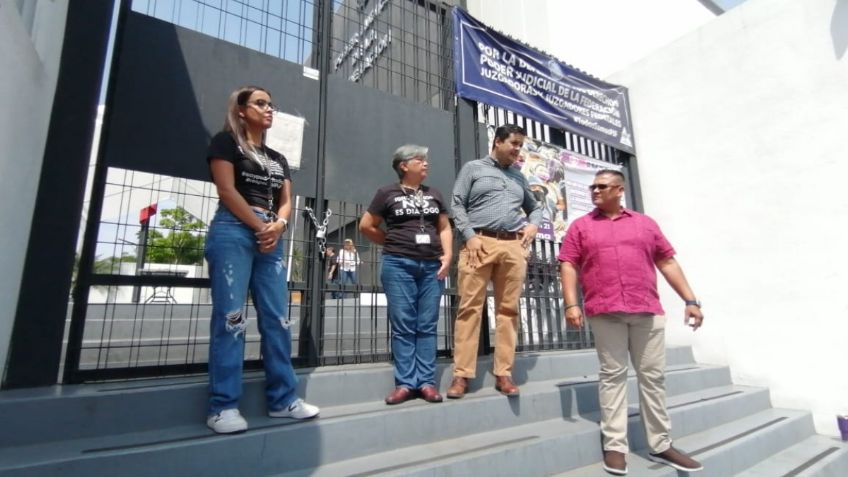 EN VIVO: trabajadores del Poder Judicial inician paro de labores en estos estados del país