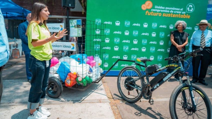 Proyecto de reciclaje "Pedaleando Hacia la Sustentabilidad" impulsa la separación de plásticos