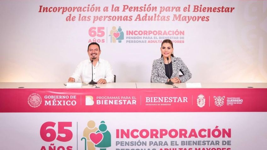 Evelyn Salgado e Iván Hernández anuncian incorporación de beneficiarios al Programa de Pensión para el Bienestar