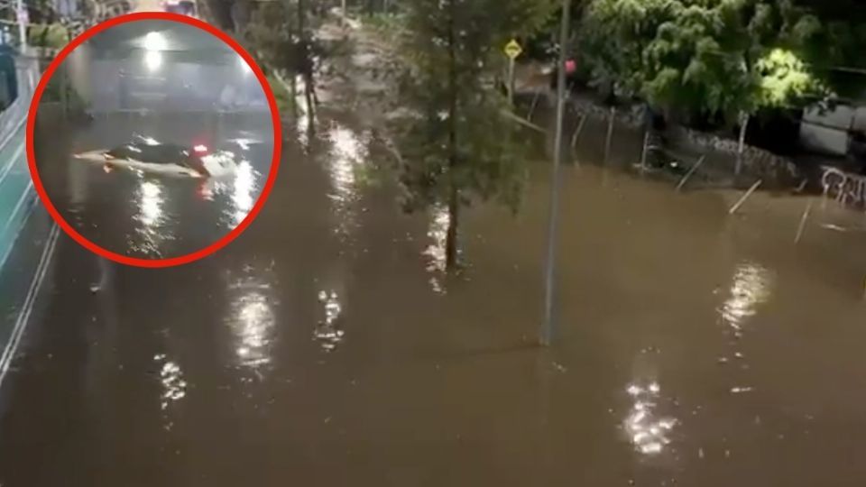 Las lluvias dejaron bajo el agua varias zonas de la CDMX.