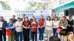 Clara Brugada y Aledia Alavez anuncian 50 lecherías Liconsa más en Iztapalapa