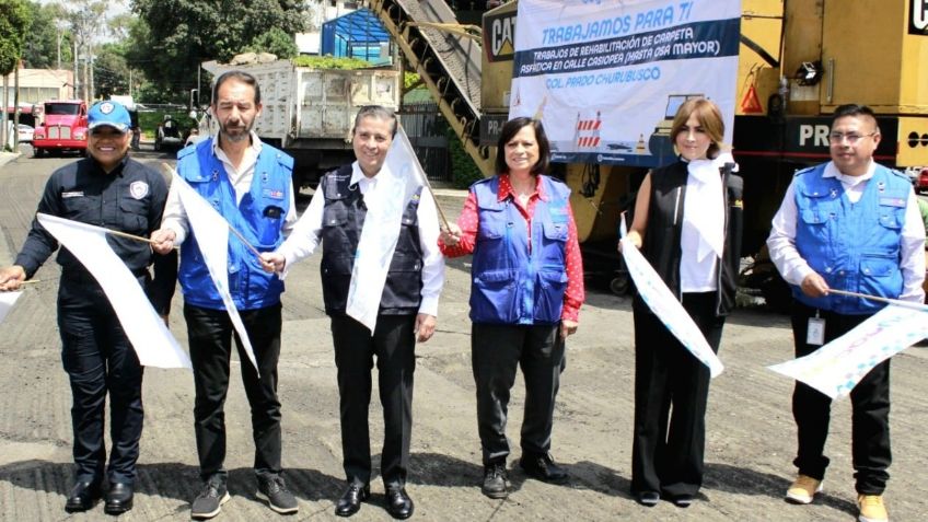 Coyoacán alcanza meta de un millón de metros cuadrados en repavimentación