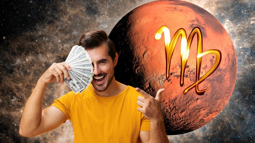 Estos son los 4 signos que serán bañados con dinero gracias al ingreso de Marte en Virgo