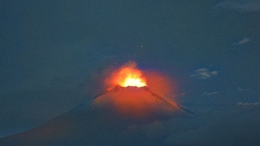 Se intensifica actividad del Popocatépetl