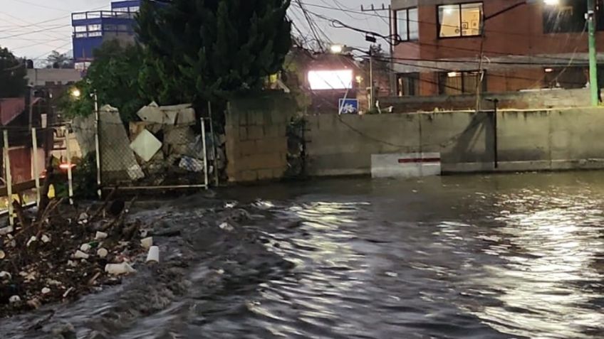 Intensas lluvias en Naucalpan afectan a 18 viviendas