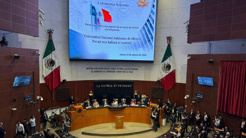 "Por mi raza hablará el espíritu": Senado inscribe en letras de oro en el recinto