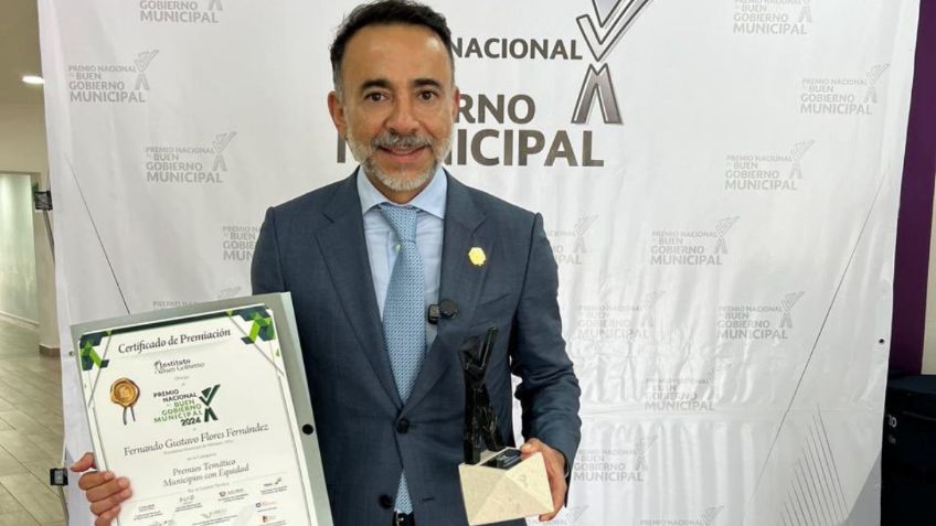 Fernando Flores Fernández recibe el Premio Nacional al Buen Gobierno Municipal 2024: "Es un orgullo para mi"