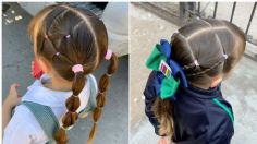 5 peinados fáciles y bonitos para el primer día de clases de tus peques