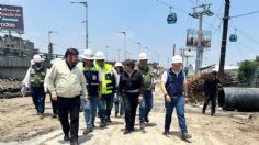 Delfina Gómez regresa a supervisar obras del Trolebús Santa Martha - Chalco