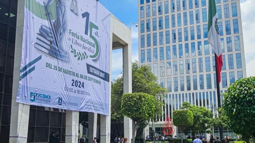 Inicia este lunes la 15ª Feria Nacional del Libro Jurídico del PJCDMX