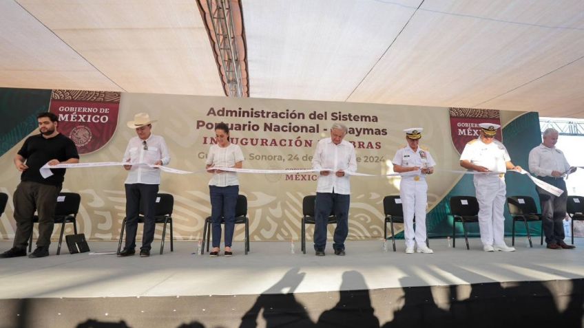 AMLO y Claudia Sheinbaum visitan El Rosario, Sinaloa