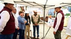 Delfina Gómez supervisa rescate y reanudación de obras del Colector en Chalco para evitar inundaciones