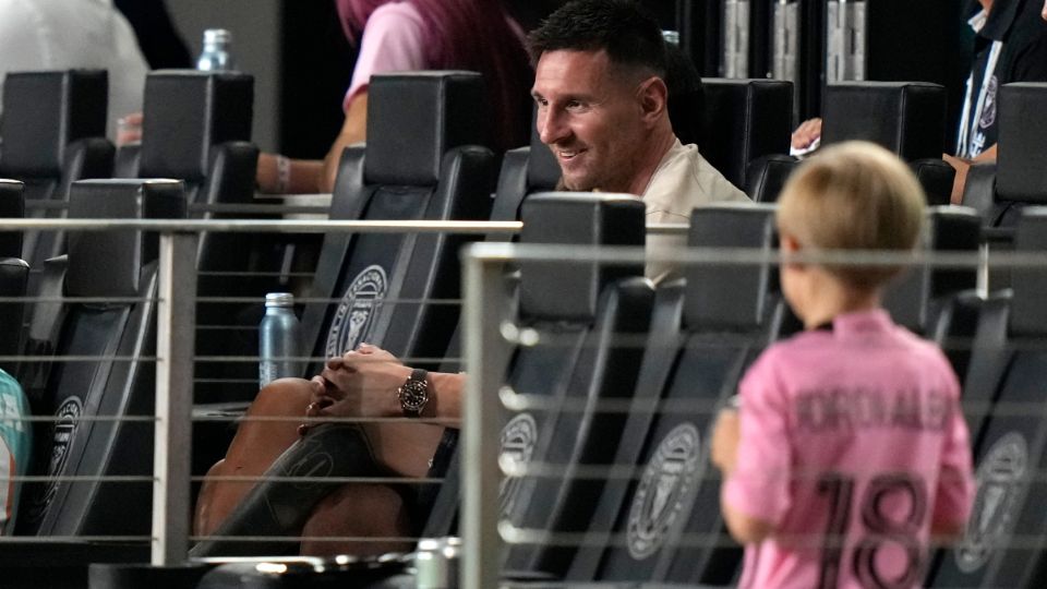 Lionel Messi estuvo sentado en las gradas del Chase Stadium presenciando el encuentro reciente del Inter Miami.