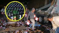 Vuelca tráiler en Coahuila y se desata rapiña de cerveza